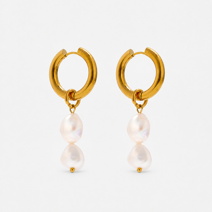 Tears of the Sea Freshwater Pearl Drop Earrings