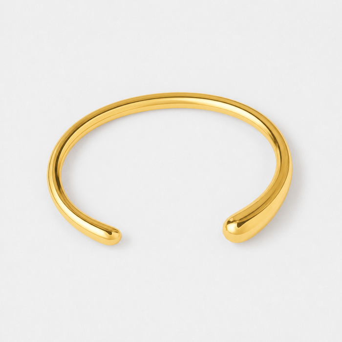 Classic 18K Gold-Plated Cuff Bracelet