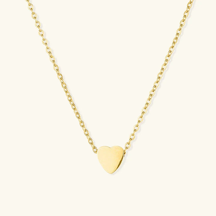 Gold-Tone Tiny Heart Chain Necklace