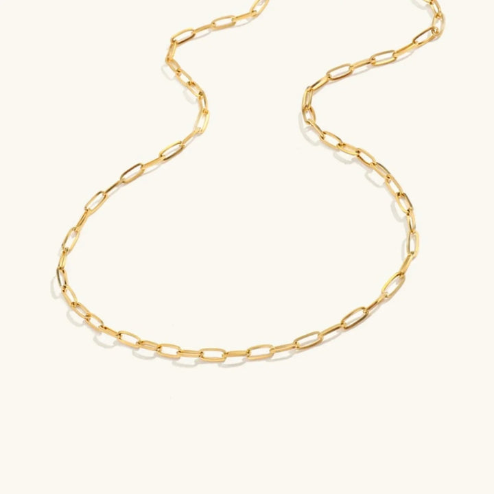 Gold-Tone Oval Link Chain Necklace