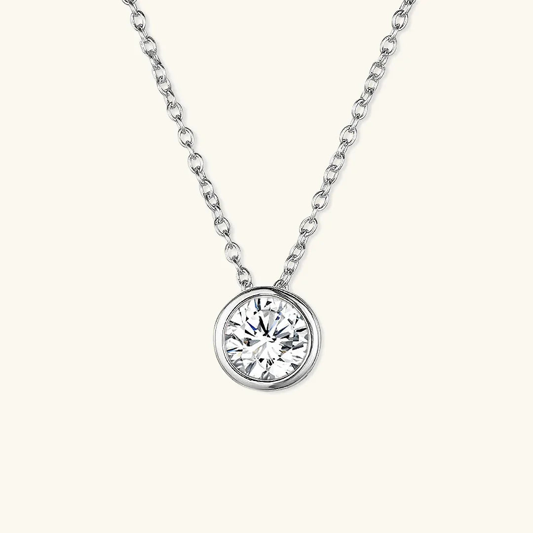 Gold-Plated Crystal Pendant Necklace for Women