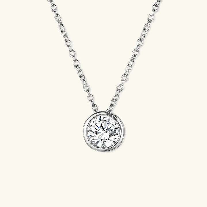 Gold-Plated Crystal Pendant Necklace for Women