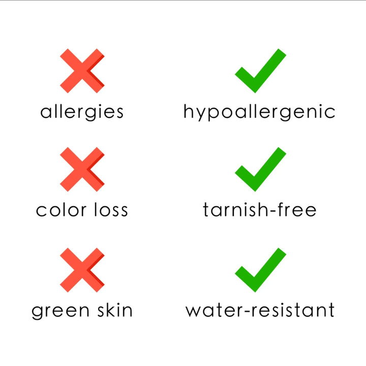 Gold-Plated Water Drop Earrings for Women
