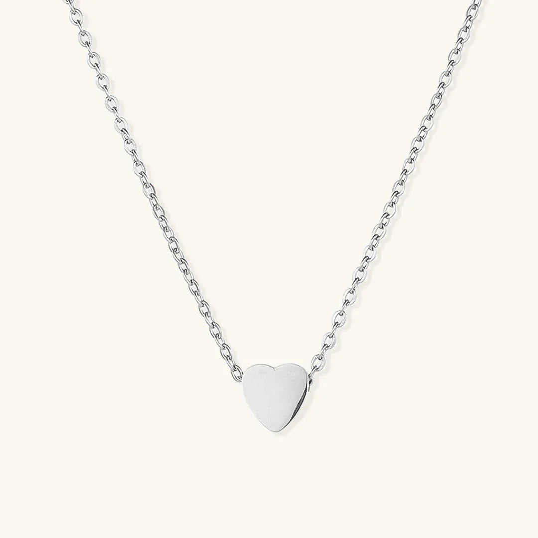 Gold-Tone Tiny Heart Chain Necklace