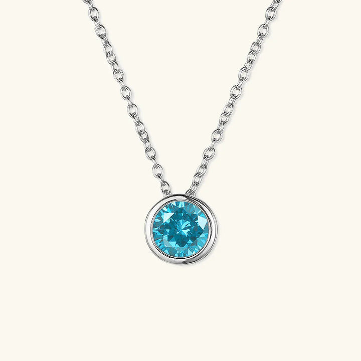 Gold-Plated Crystal Pendant Necklace Jewelry Set