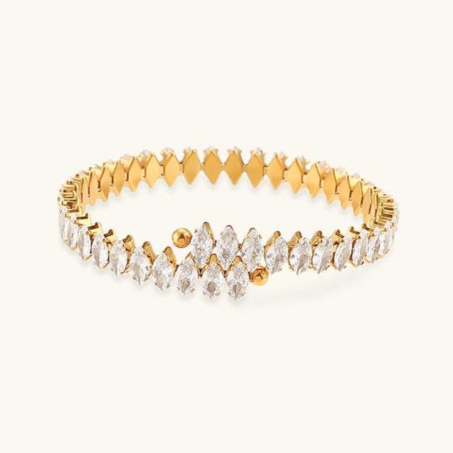 Women's Marquise Diamond Simulant Bracelet