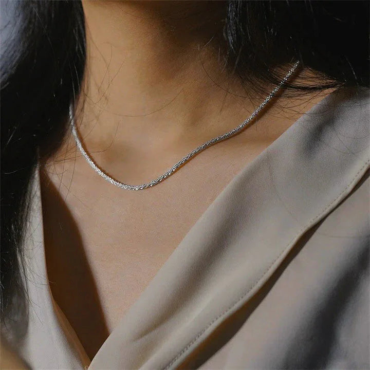 Gold-Plated Minimalist Chain Necklace for Women