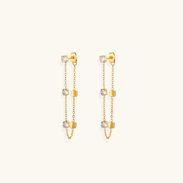 Iris Diamond Earrings