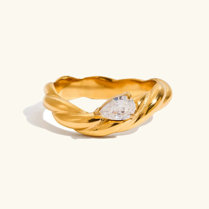 Women's Stacking Ring Set with Diamond Accents