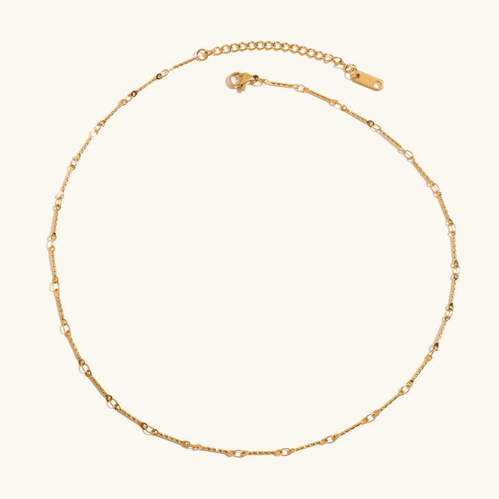 Gold-Tone Linked Chain Necklace for Women