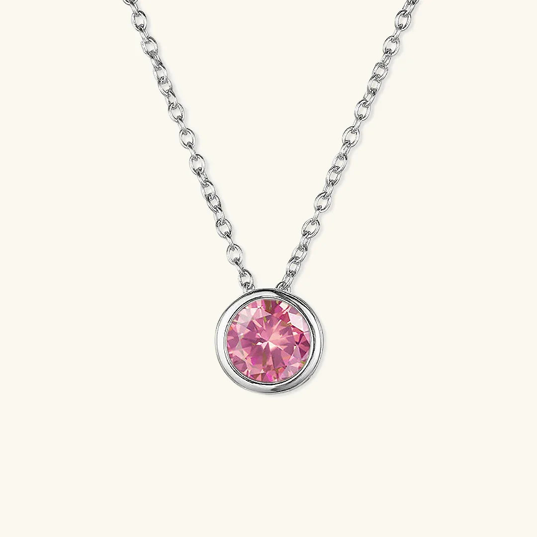 Gold-Plated Crystal Pendant Necklace Jewelry Set