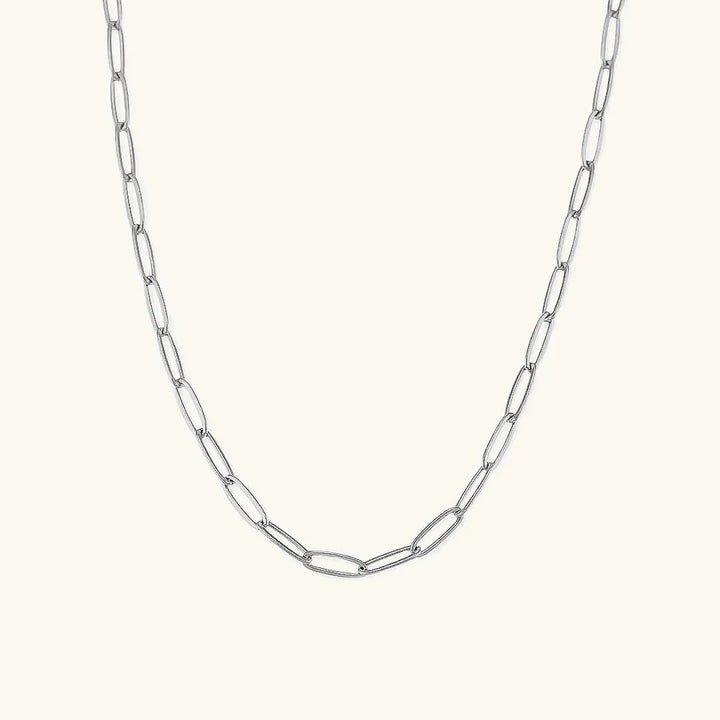 Gold-Plated Link Chain Necklace for Women