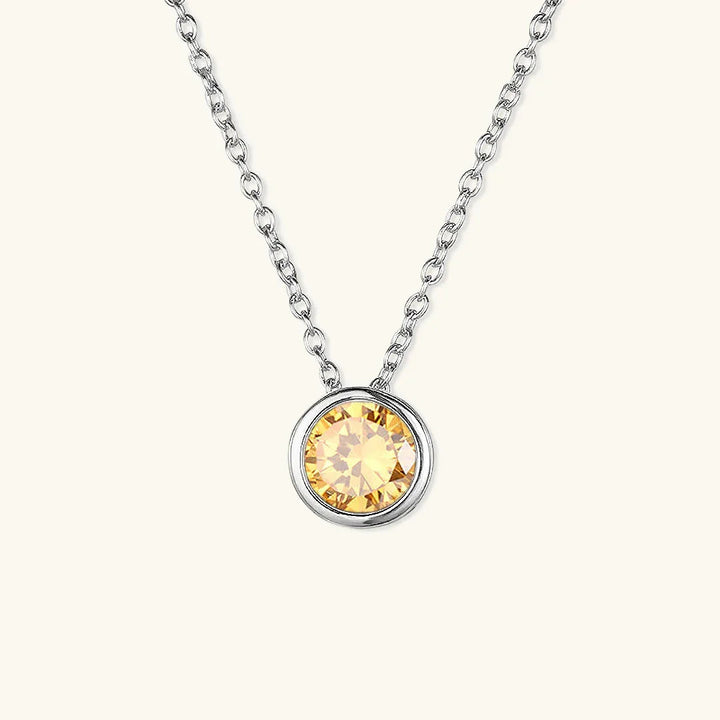 Gold-Plated Crystal Pendant Necklace for Women