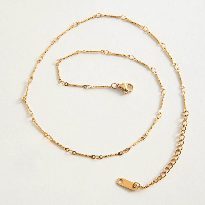 Gold-Tone Linked Chain Necklace for Women