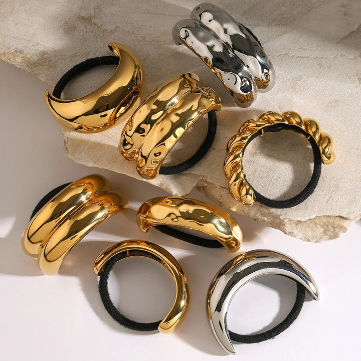 Gold-Plated Mini Double Arch Pony Cuff