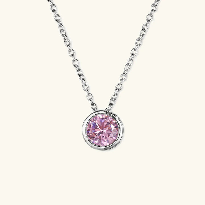 Gold-Plated Crystal Pendant Necklace Jewelry Set