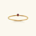 Gold-Plated Crystal Stackable Ring for Women
