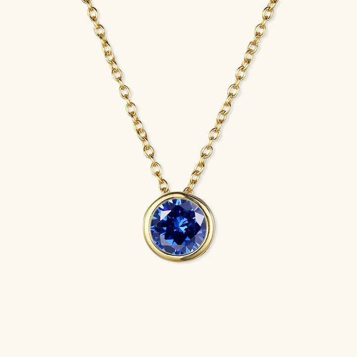 Gold-Plated Crystal Pendant Necklace for Women