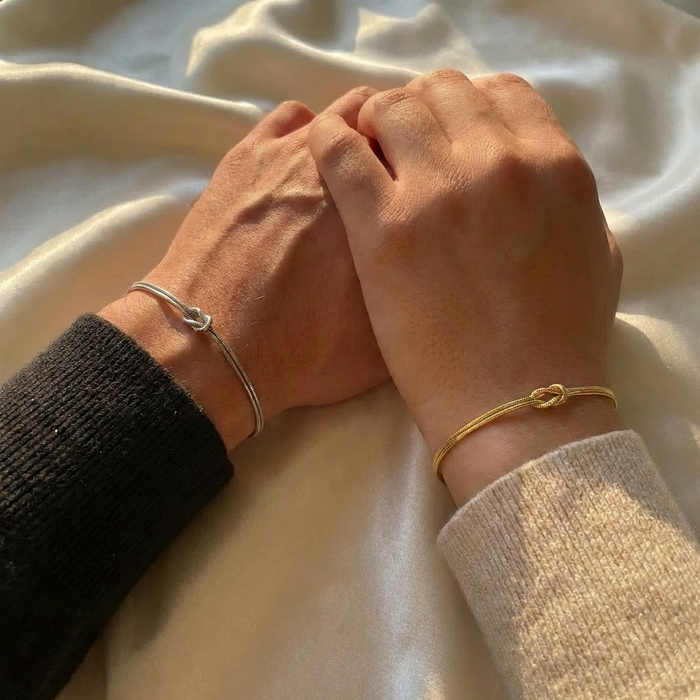 Knot Bracelet Adjustable Chain for Couples and Friends