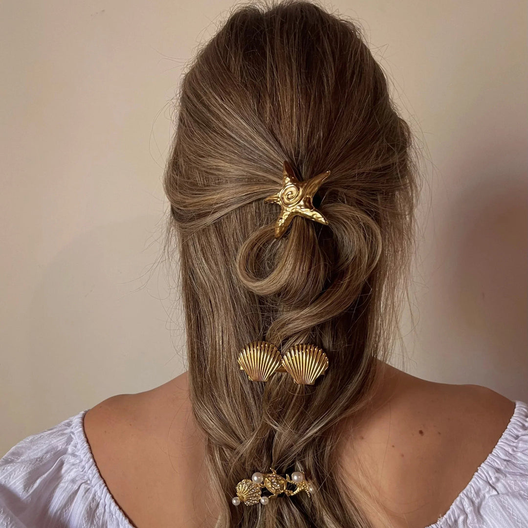 Gold-Plated Starfish Pony Cuff